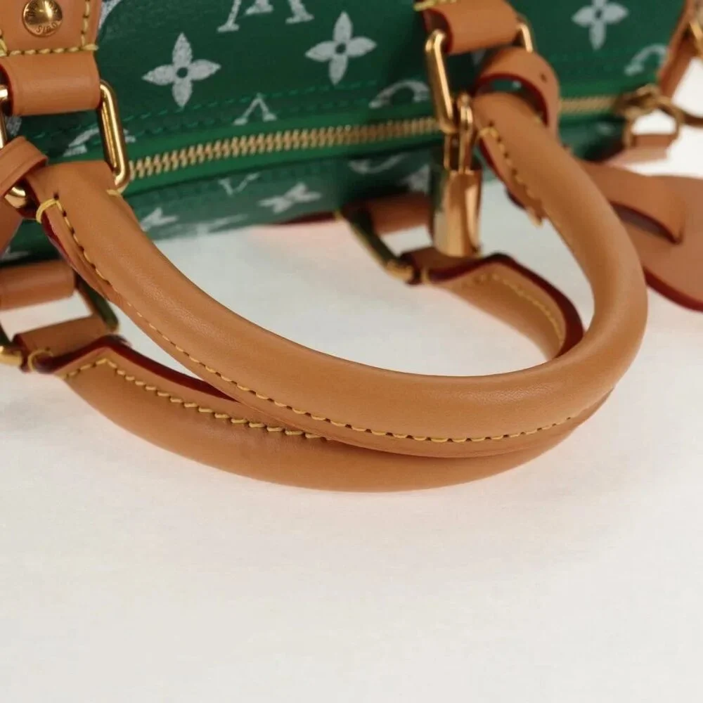 LOUIS VUITTON Monogram Speedy P9 Bandouliere 25 Bag Green M24423 LV Auth 139... - Picture 8 of 15